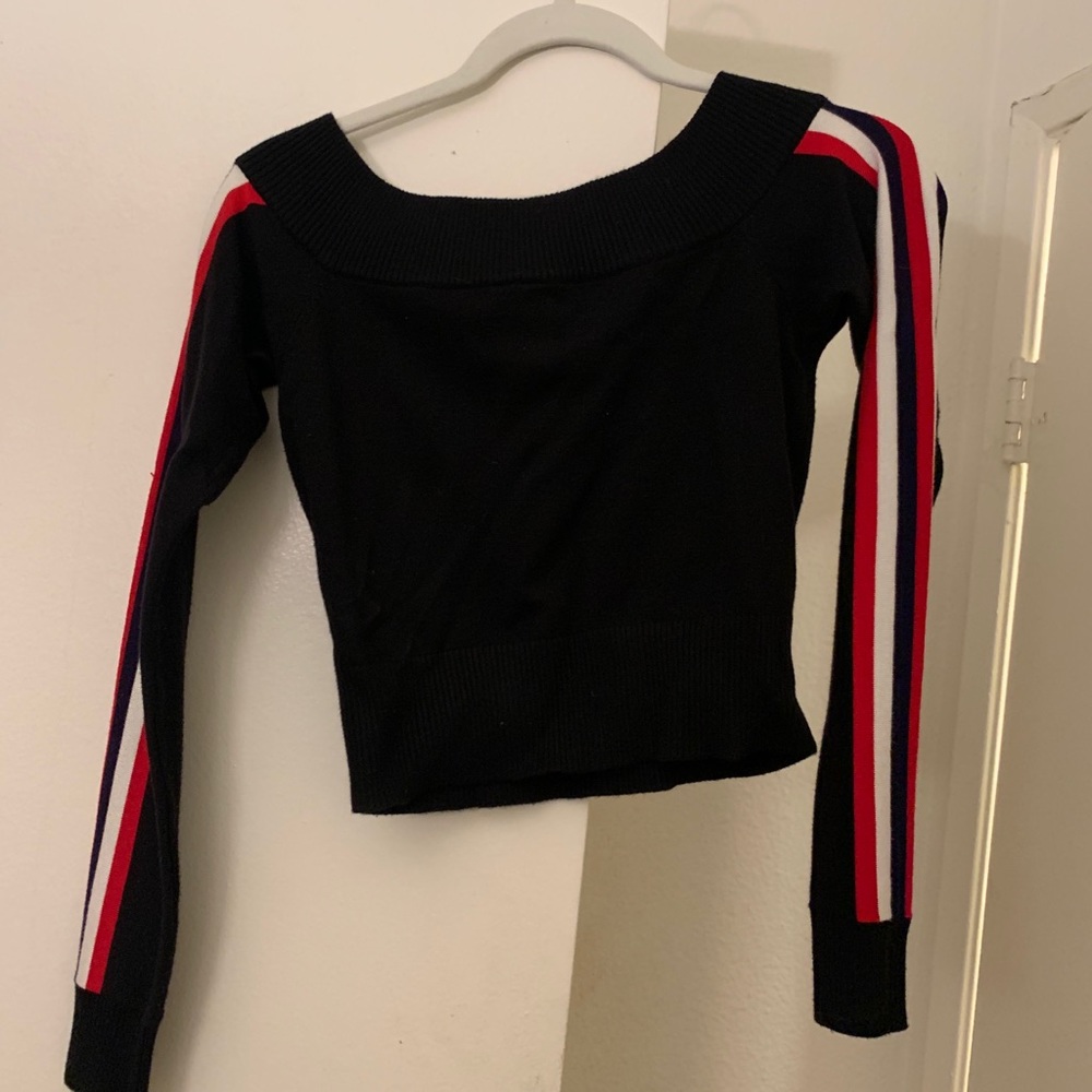 Forever 21 cropped off the shoulder top